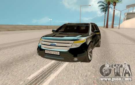 Ford Explorer V para GTA San Andreas