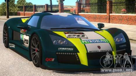 2011 Gumpert Apollo S N20 para GTA 4