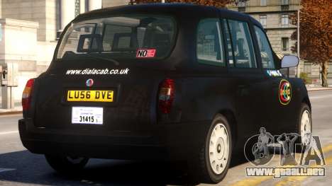 London Taxi Cab para GTA 4