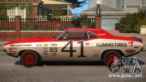 Dodge Challenger 1971 PJ3 para GTA 4