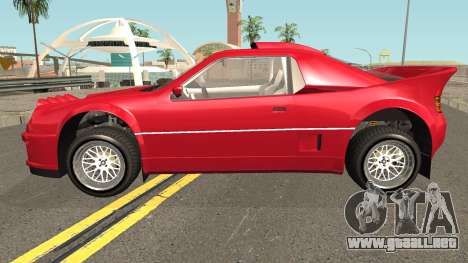 Vapid GB200 GTA V IVF para GTA San Andreas