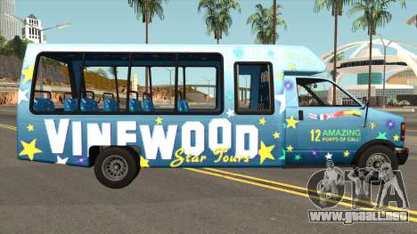 Brute Tour Bus GTA V IVF para GTA San Andreas