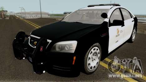 Chevrolet Caprice LAPD 2013 para GTA San Andreas