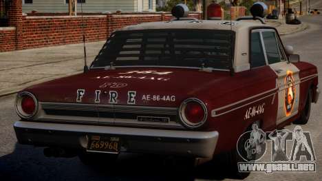 Ford Fairlane 1964 Fire para GTA 4