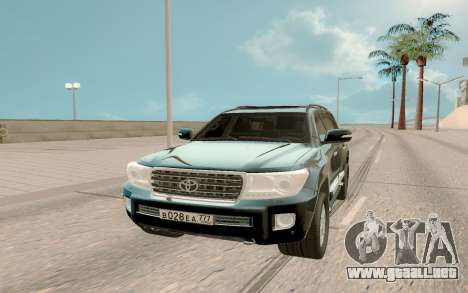 Toyota Land Cruiser 200 DARK para GTA San Andreas