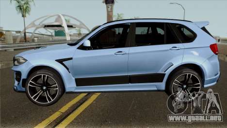 BMW X5M Regendage para GTA San Andreas