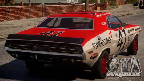 Dodge Challenger 1971 PJ3 para GTA 4