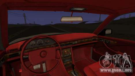 Mercedes-Benz C126 560SEC para GTA San Andreas