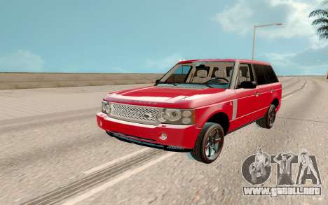 Land Rover Range Rover Tuning para GTA San Andreas