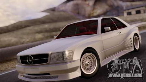 Mercedes-Benz C126 560SEC para GTA San Andreas