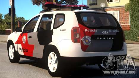 Duster PMESP ELS 8 para GTA 4