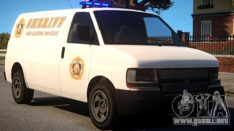 Los Santos Police Speedo Transporter [ELS] para GTA 4