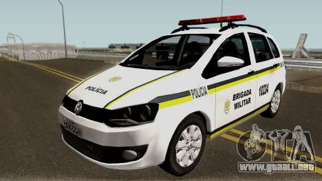 Volkswagen SpaceFox Police para GTA San Andreas