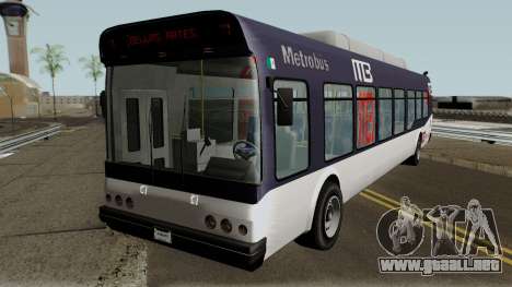 Brute Metrobus (GTA V Style) para GTA San Andreas