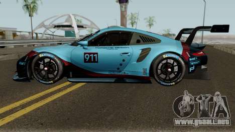 Porsche 911 RSR 2018 para GTA San Andreas