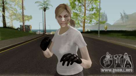 The Walking Dead Andrea Comic para GTA San Andreas