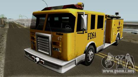 Firetruck Paintable in the Two of the Colours para GTA San Andreas