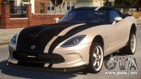 Dodge Viper 2013 PJ4 para GTA 4