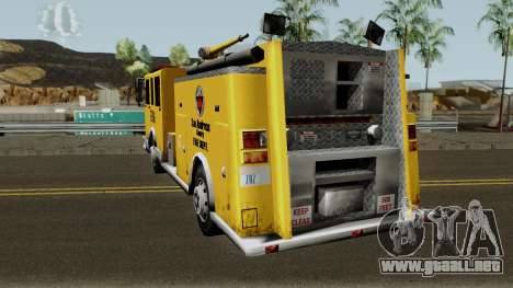 Firetruck Paintable in the Two of the Colours para GTA San Andreas