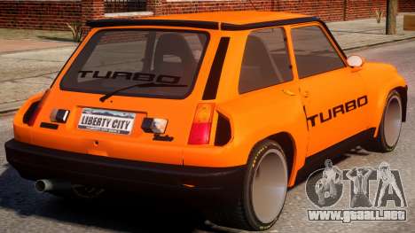 Renault 5 Turbo V2 para GTA 4