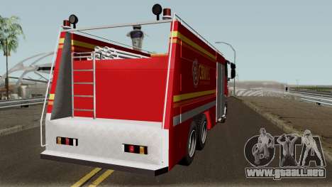 Iveco Trakker Firetruck para GTA San Andreas