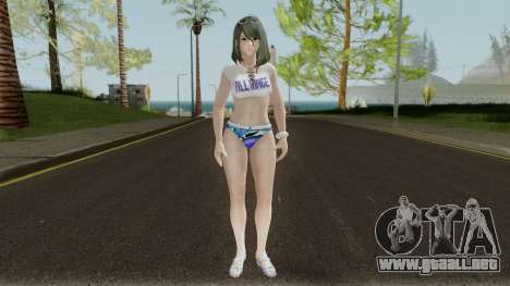 Tamaki (Auriga Shirt Swimwear) Long Hair Mod para GTA San Andreas