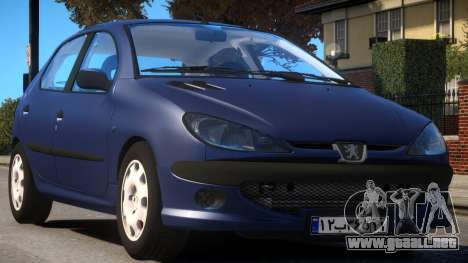 Peugeot 206 V1 para GTA 4