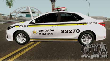 Toyota Corolla Brazilian Police para GTA San Andreas