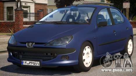 Peugeot 206 V1 para GTA 4