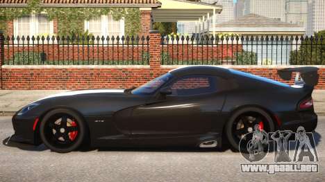 Dodge Viper 2013 PJ3 para GTA 4