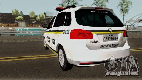 Volkswagen SpaceFox Police para GTA San Andreas