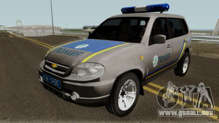 Chevrolet Niva GLC 2009 Ukraine Police Gray para GTA San Andreas