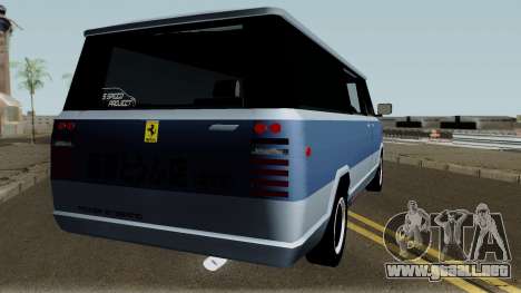 Modificated News Van para GTA San Andreas