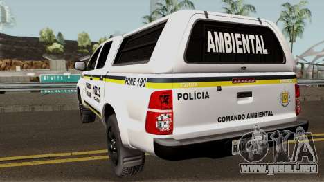 Toyota Hilux do Comando Ambiental para GTA San Andreas