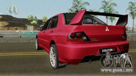 Mitsubishi Lancer Evolution IX Stock para GTA San Andreas