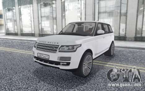 Range Rover Sport SE para GTA San Andreas