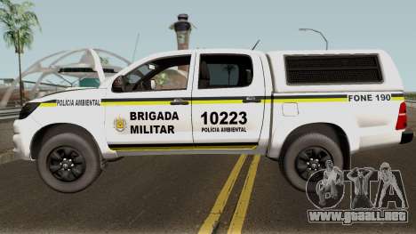 Toyota Hilux do Comando Ambiental para GTA San Andreas