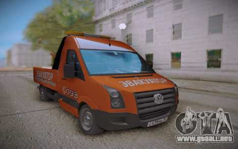 Volkswagen Crafter Towtrack para GTA San Andreas