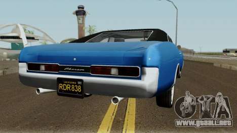 Dodge Charger RT Bullitt Edition (Dukes) 1968 para GTA San Andreas