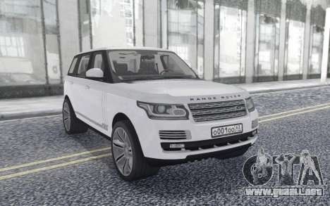 Range Rover Sport SE para GTA San Andreas