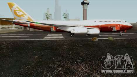 Boeing 747-8 Intercontinental para GTA San Andreas
