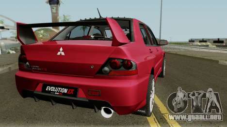 Mitsubishi Lancer Evolution IX Stock para GTA San Andreas