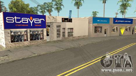 New Sports Stores para GTA San Andreas