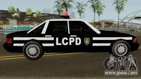 New Police LCPD Black para GTA San Andreas