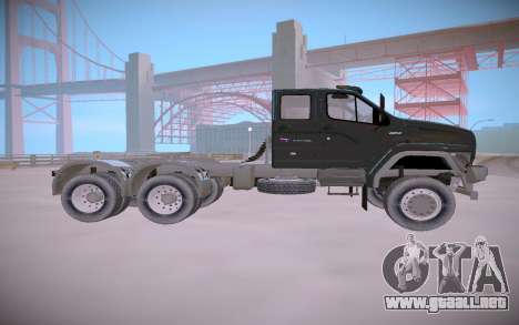 Ural Siguiente Neo 6x4 camión Tractor para GTA San Andreas