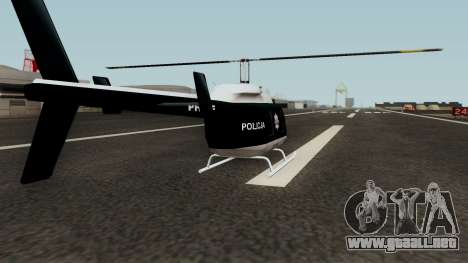 Helikopter Polskiej Policji para GTA San Andreas