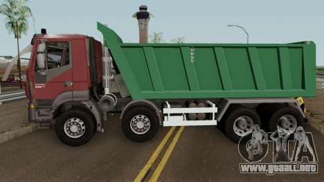 Iveco Trakker Dumper 8x4 para GTA San Andreas