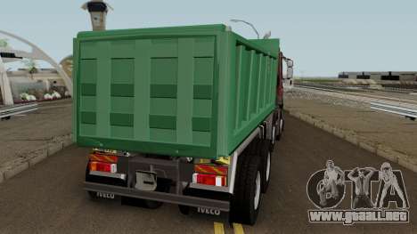 Iveco Trakker Dumper 8x4 para GTA San Andreas