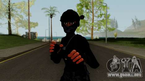 Fortnite Female Soldier para GTA San Andreas