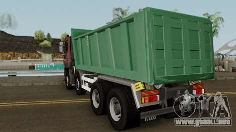 Iveco Trakker Dumper 8x4 para GTA San Andreas